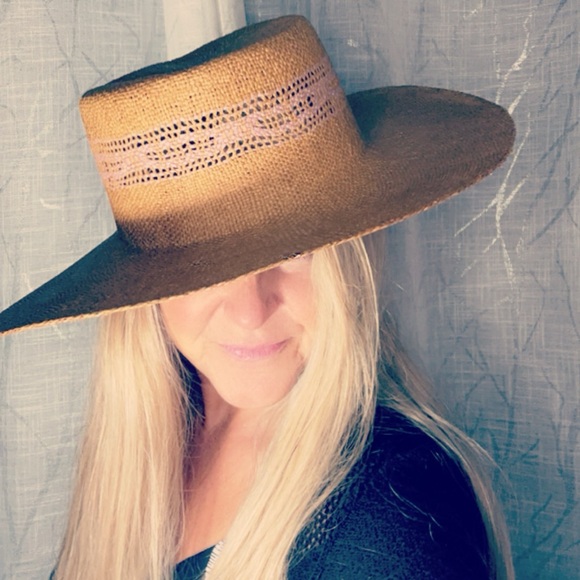 NWT | UNIVERSAL THREAD CO.| STRAW HAT Straw Boater Hat - Tan Size S/M - Picture 6 of 6